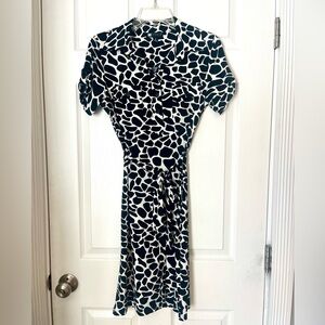 Carole Little Black and White Midi Dress